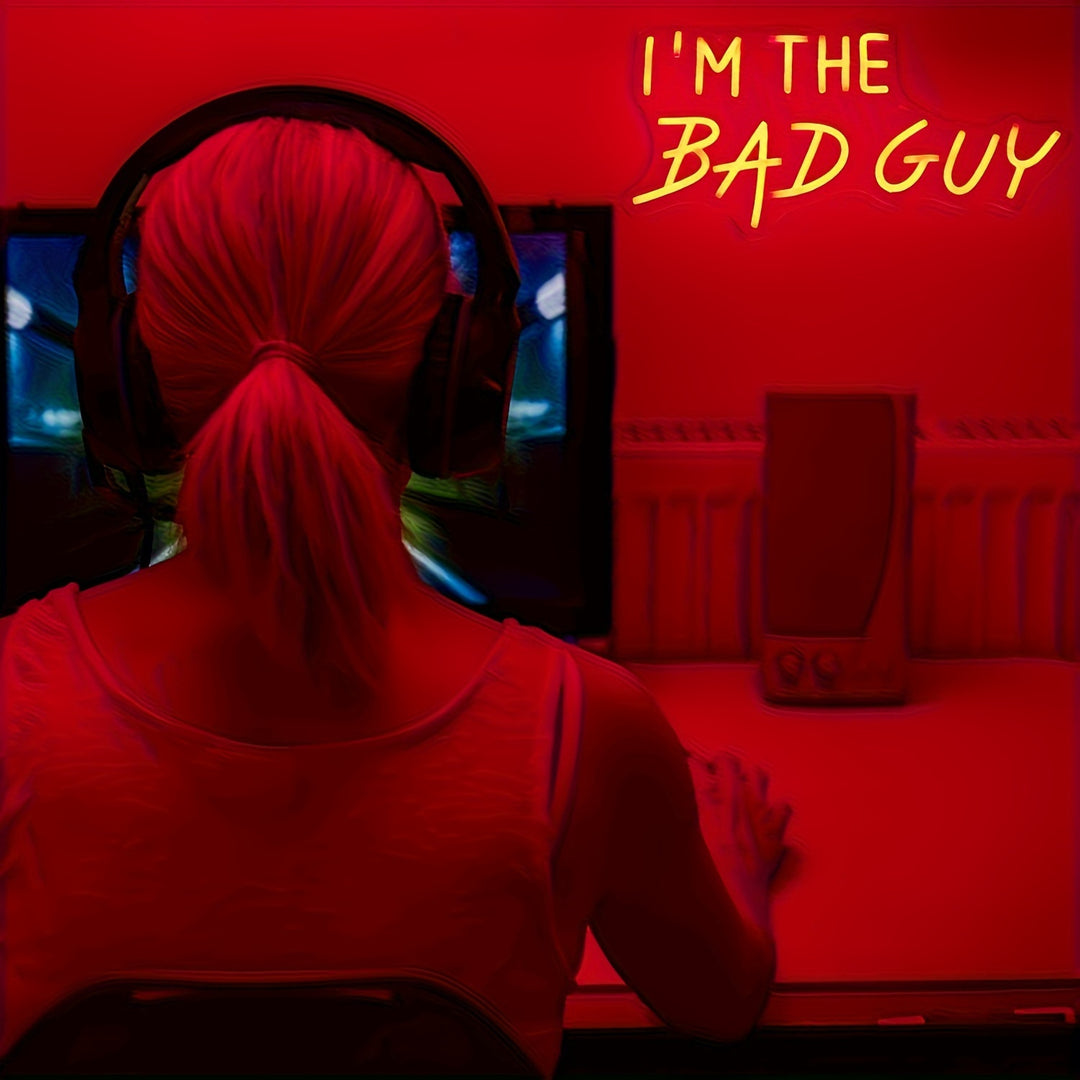 I'm The Bad Guy Neon Sign Home Wall Decor