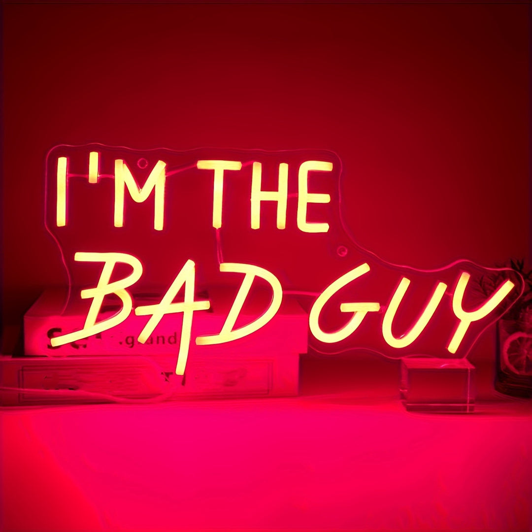 I'm The Bad Guy Neon Sign Home Wall Decor