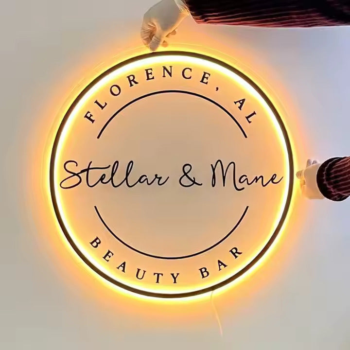 Custom Acrylic Backlit Signs