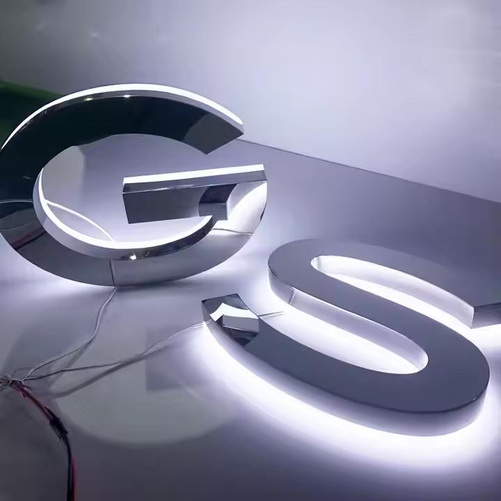 Custom 3D Metal Backlit Sign
