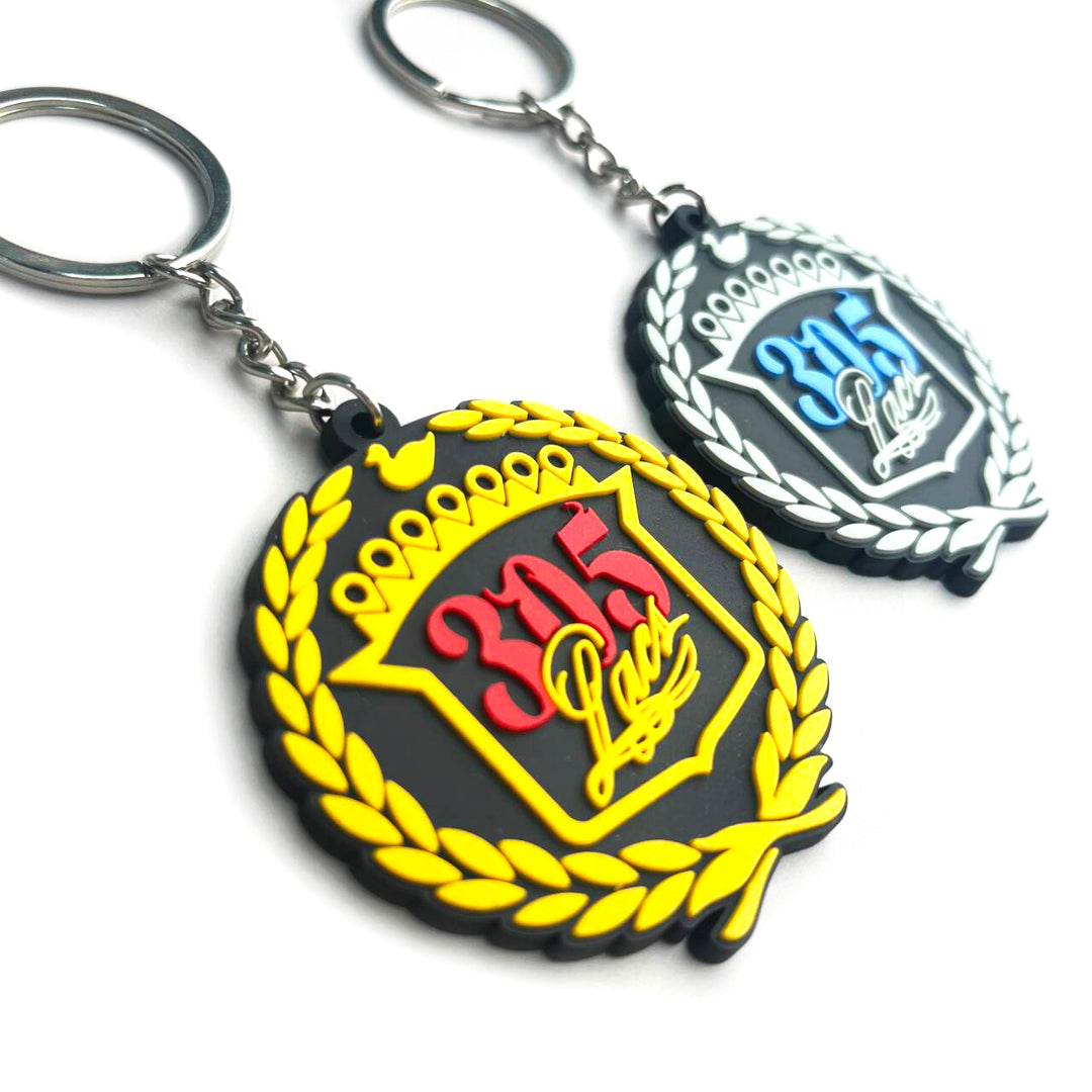 Custom PVC Rubber Keychains - Personalized Soft Enamel Keychain - Durable & Unique Gift
