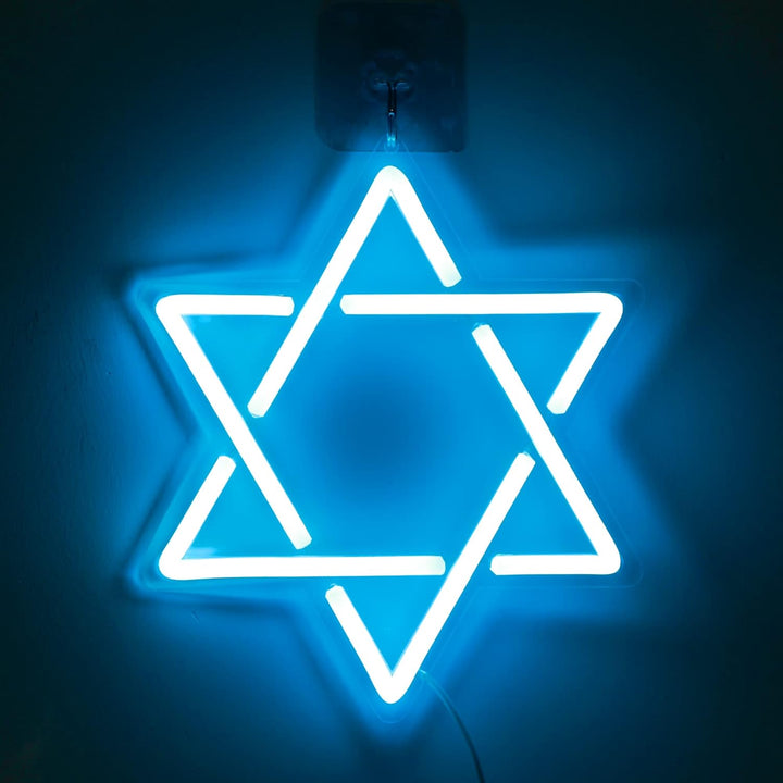 Heartagram Neon Sign, Personalized Neon Light, Rock Band Decor