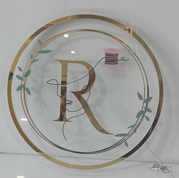 Custom Acrylic Backlit Signs LED Neon Sign for Beauty Salon Spa Shop Decor