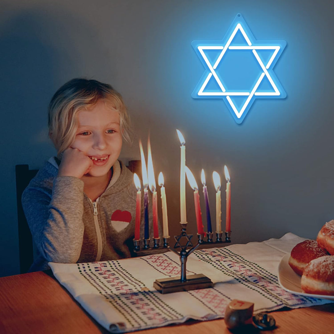 Heartagram Neon Sign, Personalized Neon Light, Rock Band Decor