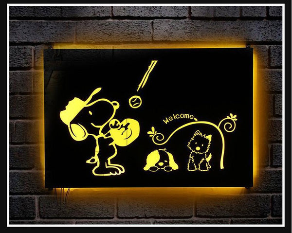 Backlit Laser Cut Metal Signs, Wall Led Signage, Reception sign, Round, Square or rectangular sign, Halo Lit Sign