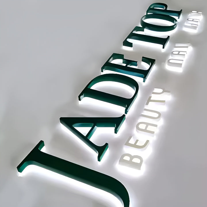 Custom Backlit Sign, Sign for Business, Custom outdoor logo, LED Light Box Backlit, 3D custom sign for office
