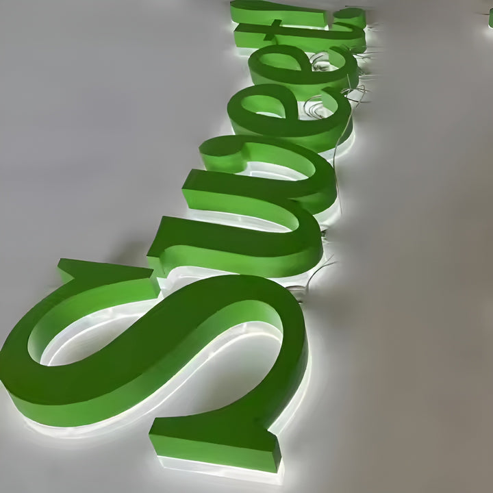 Custom Backlit Sign, Sign for Business, Custom outdoor logo, LED Light Box Backlit, 3D custom sign for office