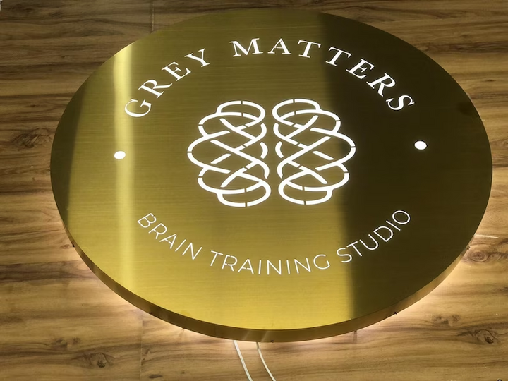 Custom Led Backlit Metal Light Box, 3D Signage Sign, Beauty Studio Sign