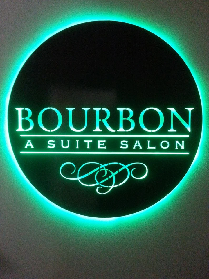 Custom Led Backlit Metal Light Box, 3D Signage Sign, Beauty Studio Sign