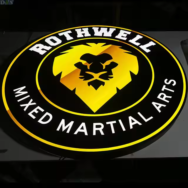 Backlit Laser Cut Metal Signs, Wall Led Light Box, Reception sign, Halo Lit Sign