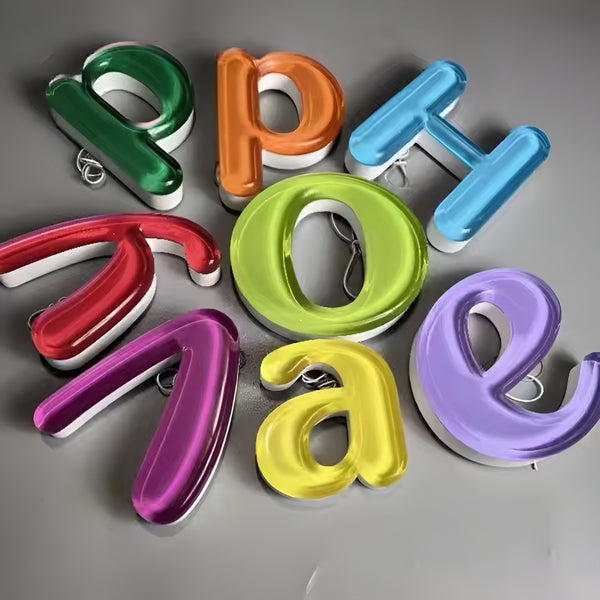 Custom 3D Jelly Led Letter Sign Indoor Business Sign Store Sign Frontlit Letter for Restaurant