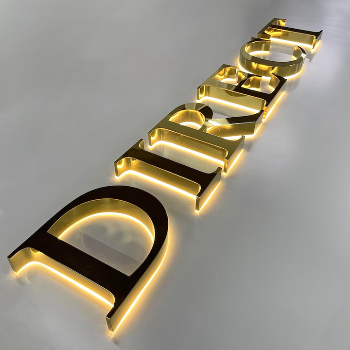 3D Metal Backlit Sign, Custom Business Sign, Aesthetics Spa Sign, Reception Logo Sign, Beauty Salon Sign, Outdoor Waterproof Led Sign
