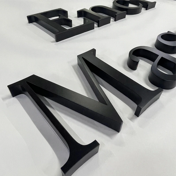 3D Non-Luminous Metal Cutting Letter Sign thickening,