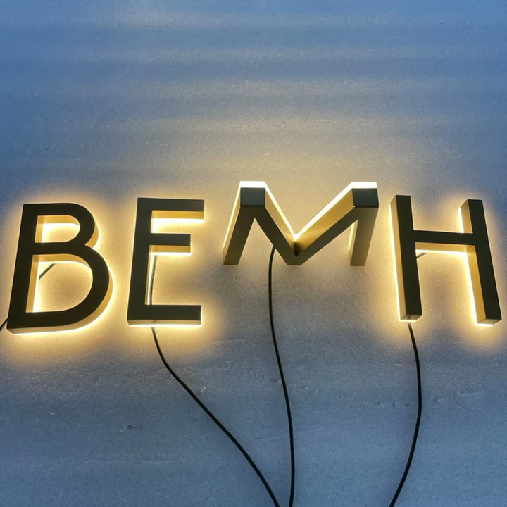 3D Metal Backlit Sign, Custom Business Sign, Aesthetics Spa Sign, Reception Logo Sign, Beauty Salon Sign, Outdoor Waterproof Led Sign