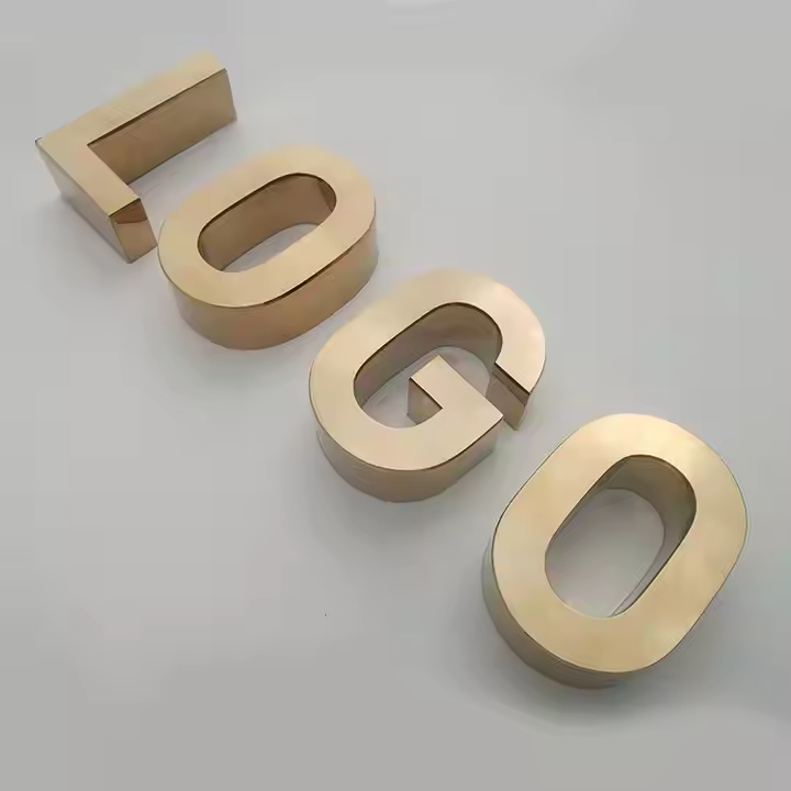 3D Non-Luminous Metal Cutting Letter Sign thickening,