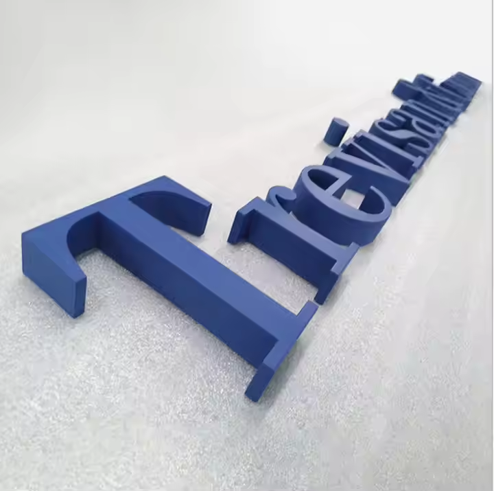 3D Non-Luminous Metal Cutting Letter Sign thickening,