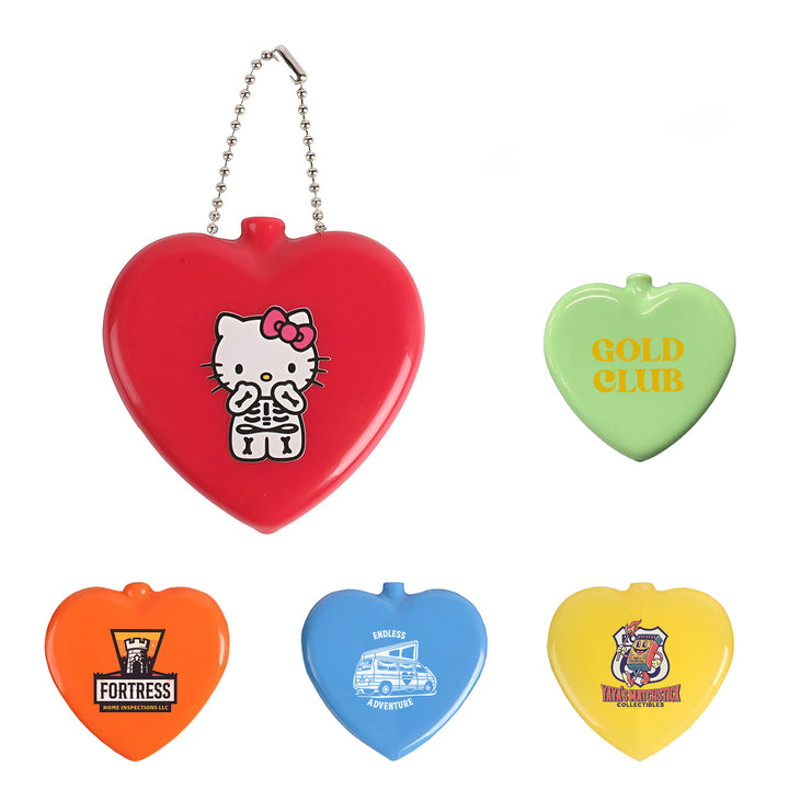 Heart-Shaped Coin Purse, Cute Silicone Wallet With Key Chain