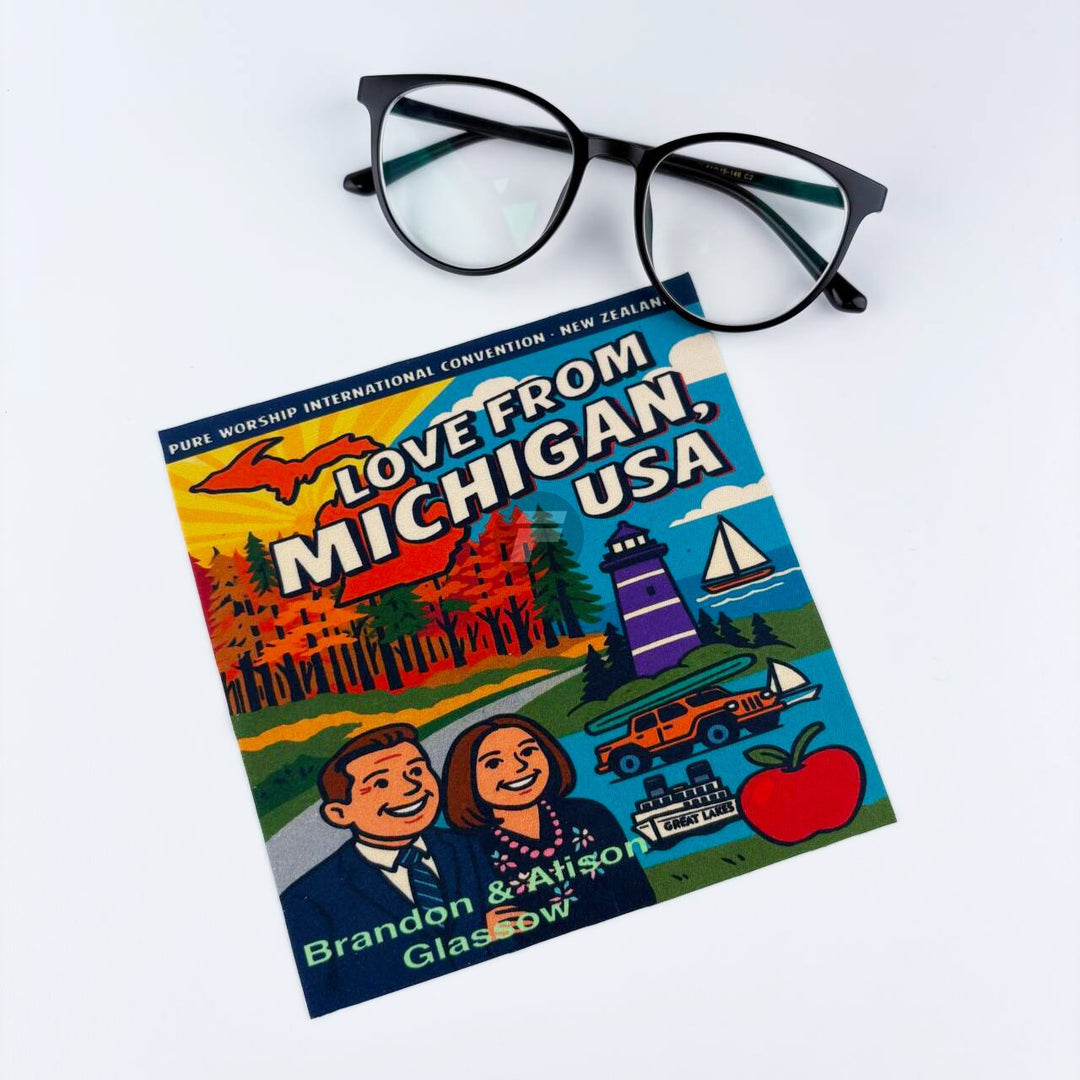 Custom Microfiber Glasses Cloth with Personalized Logo