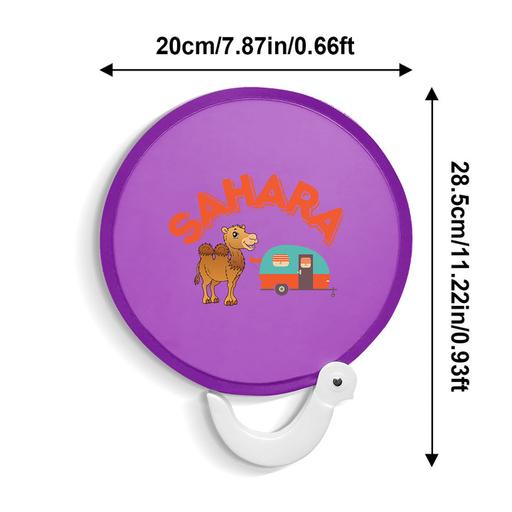 Custom Foldable Round Fan - Pop-Up Flexible Fans