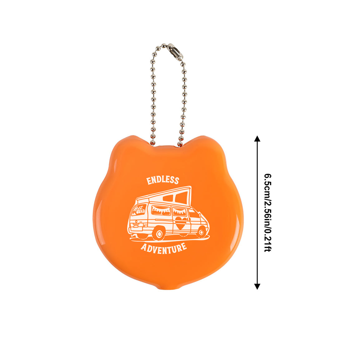 Cat Shaped PVC Coin Purse, Custom Logo Money Holder With Key Chain