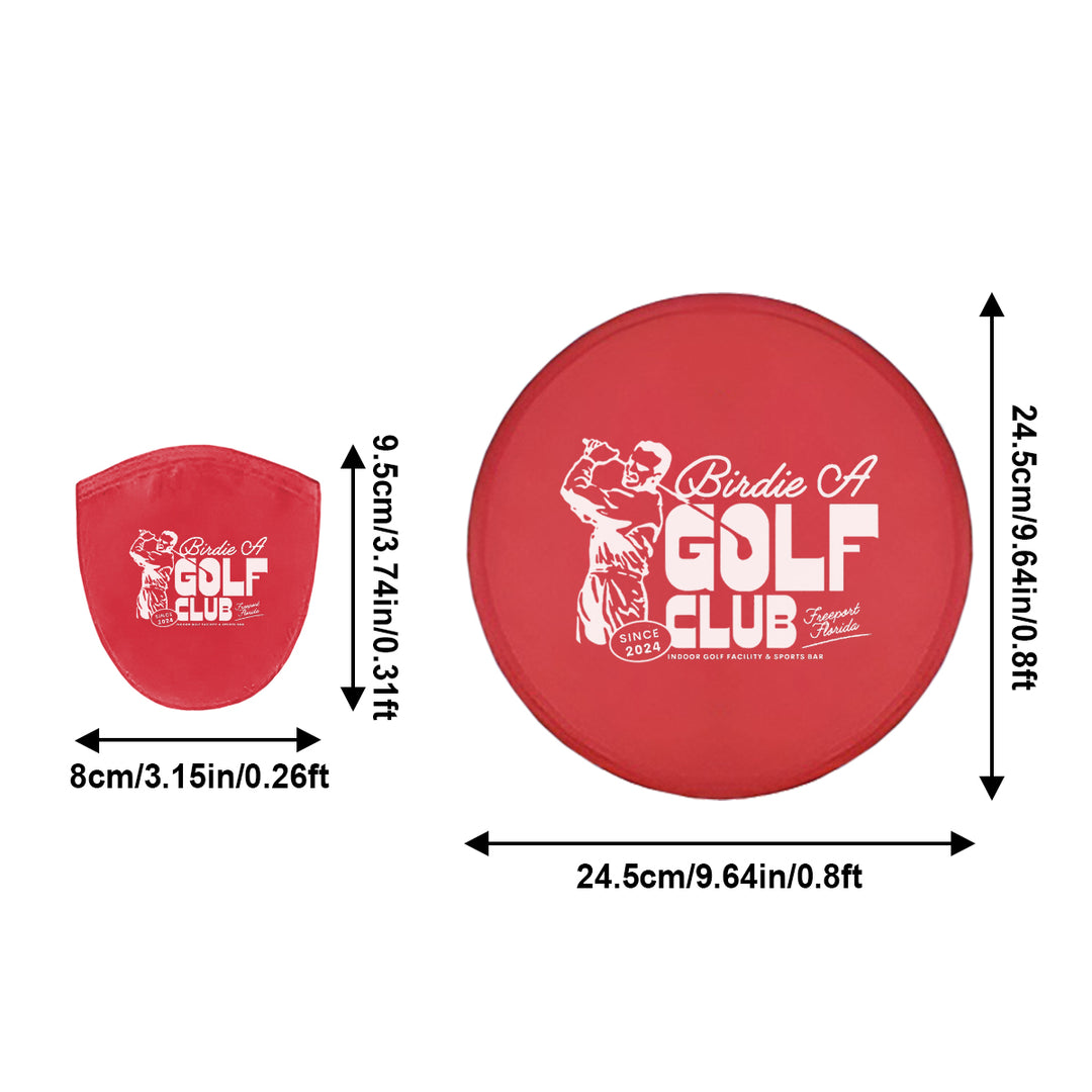 Custom Printed Logo Folding Hand Fan with Pouch