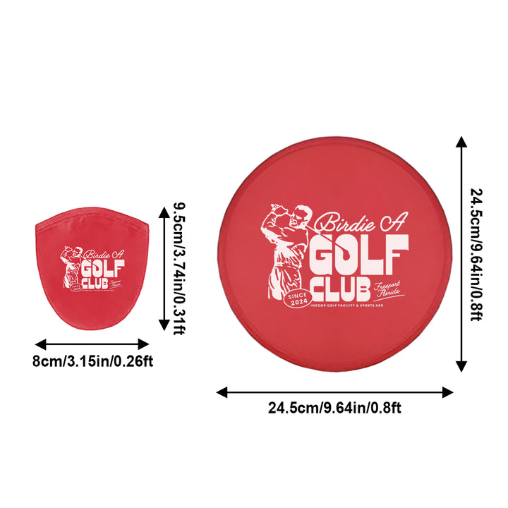 Custom Printed Logo Folding Hand Fan with Pouch