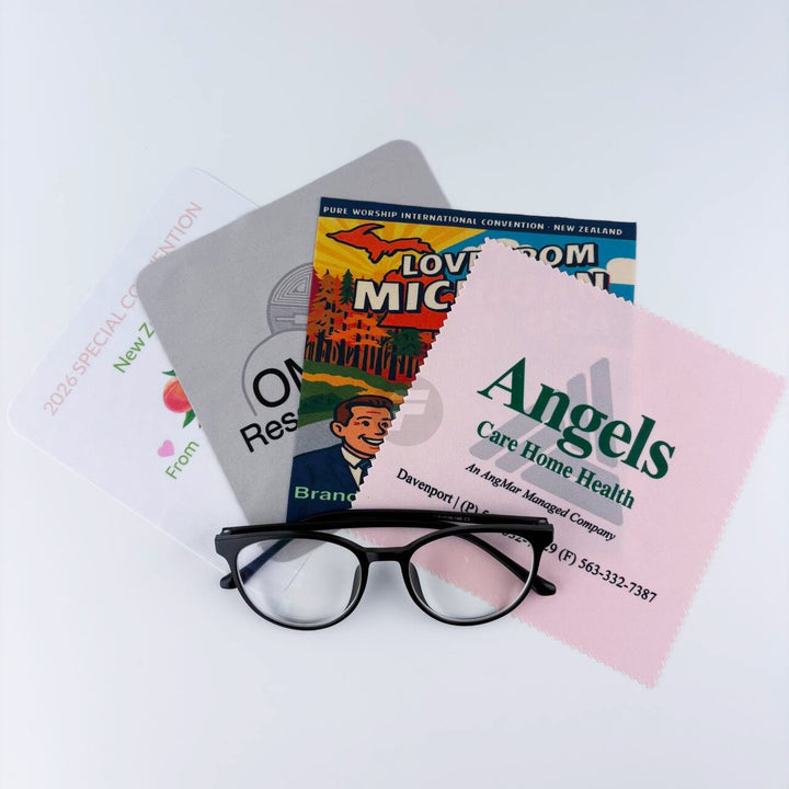 Custom Microfiber Glasses Cloth with Personalized Logo