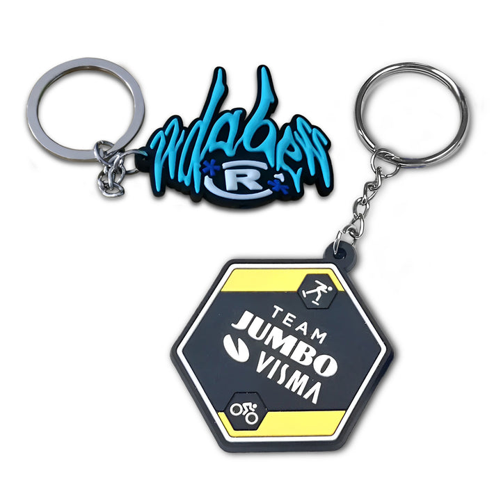 Custom PVC Rubber Keychains - Personalized Soft Enamel Keychain - Durable & Unique Gift