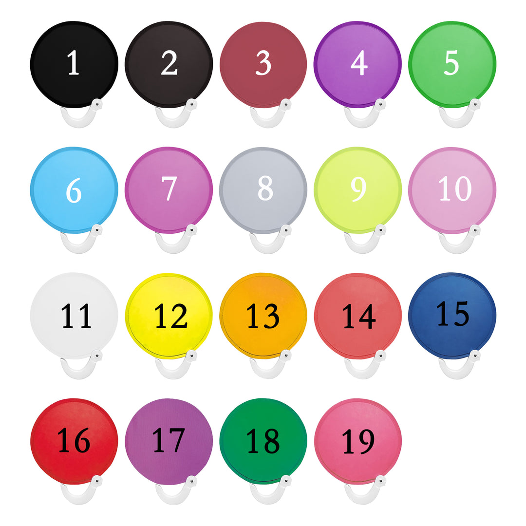 Custom Foldable Round Fan - Pop-Up Flexible Fans