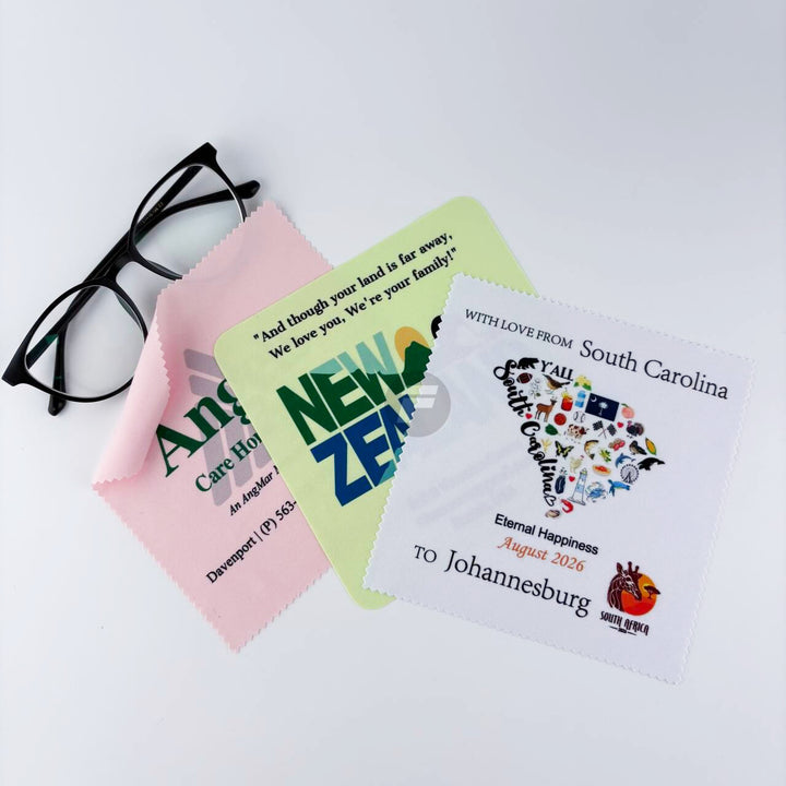 Custom Microfiber Glasses Cloth with Personalized Logo