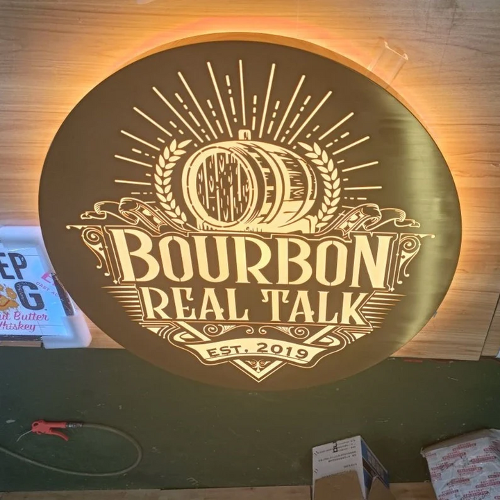 Custom Led Backlit Metal Light Box, 3D Signage Sign, Beauty Studio Sign