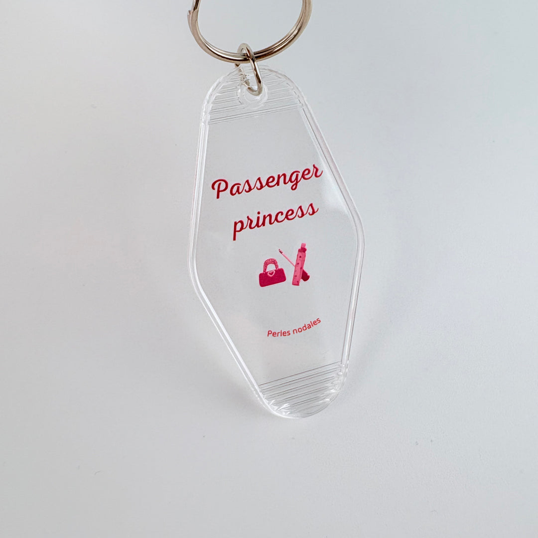 Custom Vintage Plastic Keychain, Personalized Retro Key Holder, Hotel Motel Keychains