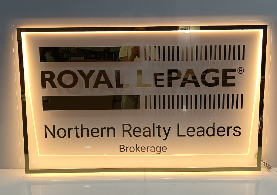 Custom 3D Acrylic Backlit Logo Sign for Business Salon Office Wall Decor