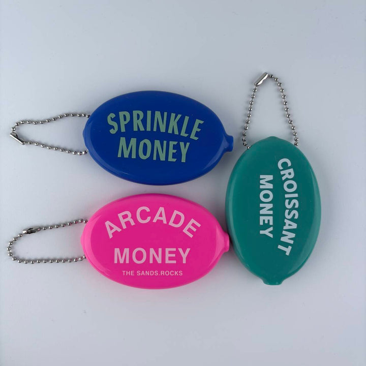 Personalized Rubber Coin Pouch Keychain, Custom  Silicone Coin Pouch, Bag Charm