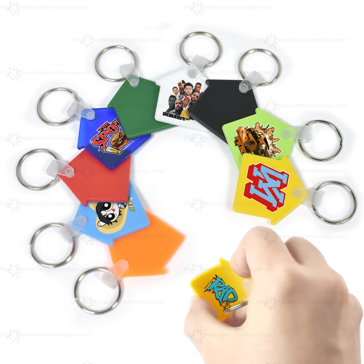 Custom Soft Keychain Souvenir Promo Gifts Personalised House Keyrings