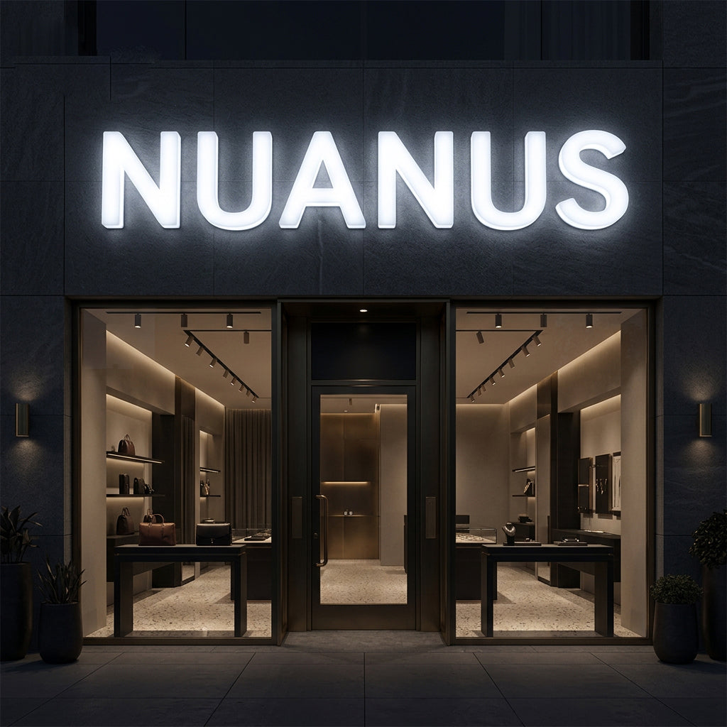 Custom Acrylic Full Lit Letter Sign, 3D LED Channel Letters for Business Storefronts