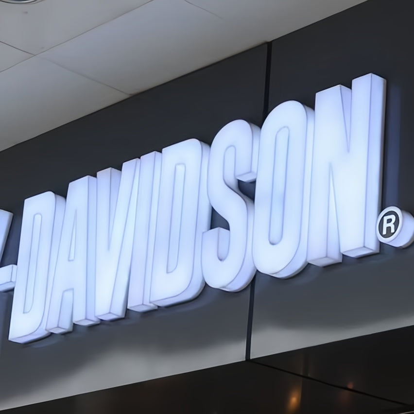 Custom Acrylic Full Lit Letter Sign, 3D LED Channel Letters for Business Storefronts