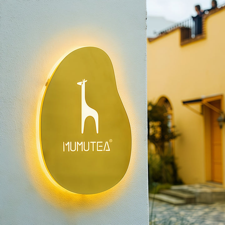 Backlit Laser Cut Metal Signs, Wall Led Light Box, Reception sign, Halo Lit Sign