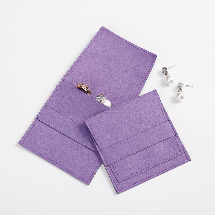 Custom Microfiber Jewelry Pouch, Luxury Gift Bag for Earrings, Necklaces
