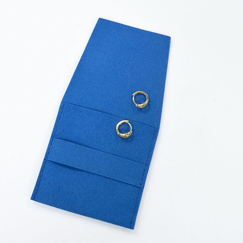 Custom Microfiber Jewelry Pouch, Luxury Gift Bag for Earrings, Necklaces