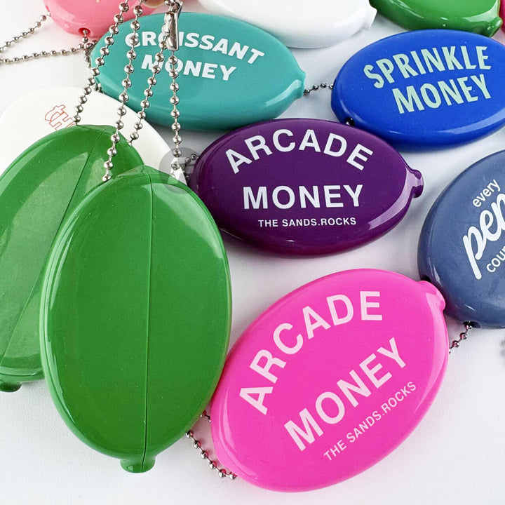 Personalized Rubber Coin Pouch Keychain, Custom  Silicone Coin Pouch, Bag Charm