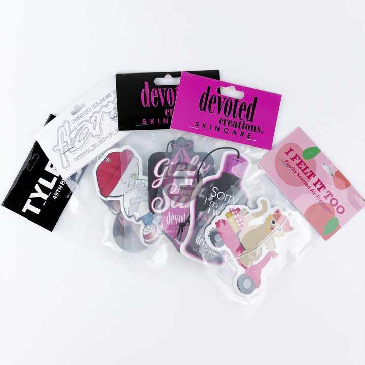 Custom Car Air Freshener with Header Card, Personalized Air Freshener With Logo