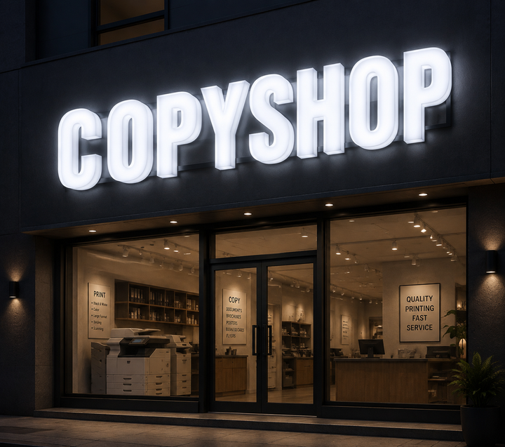 Custom Acrylic Full Lit Letter Sign, 3D LED Channel Letters for Business Storefronts