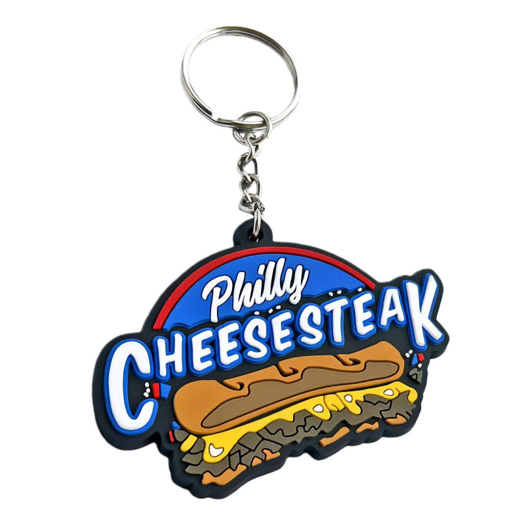 Wholesale 3D PVC Rubber Keychain, Personalized Soft Silicone Keyring for Business