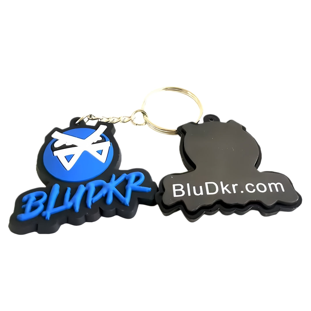 Custom 2D/3D Soft Pvc Silicone Die Cut Keyring Rubber, Personalized Keychains