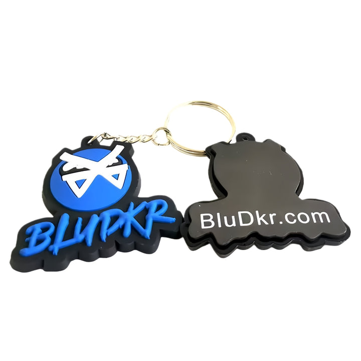 Custom 2D/3D Soft Pvc Silicone Die Cut Keyring Rubber, Personalized Keychains