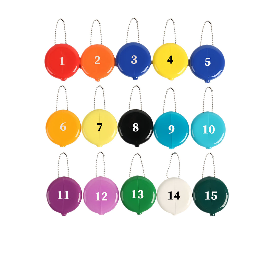 Vintage Rubber Squeeze Change Purse Keychains, Retro Coin Token Money Trinket Holder