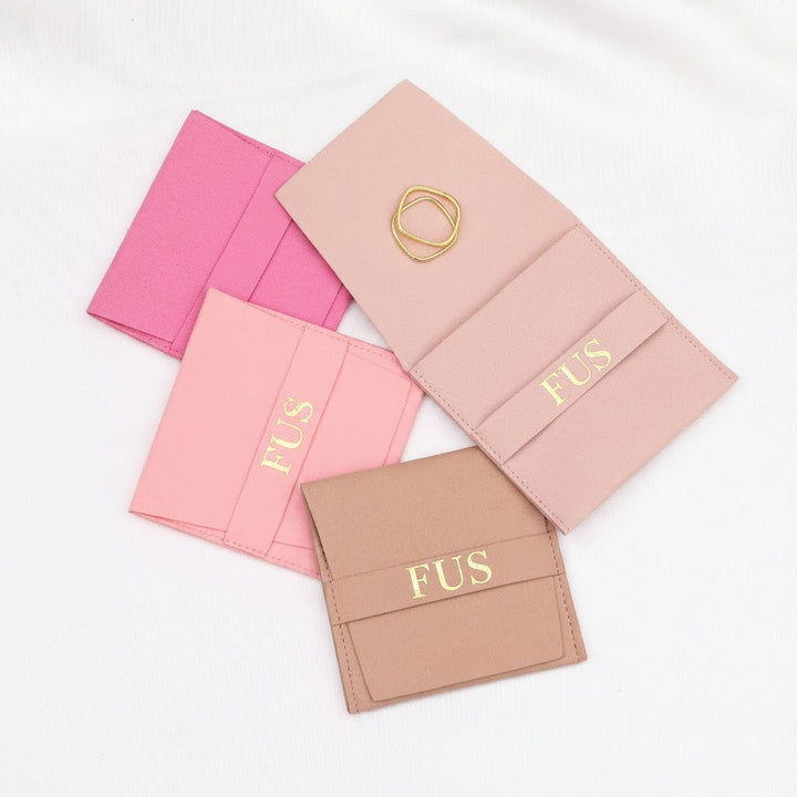 Custom Microfiber Jewelry Pouch, Luxury Gift Bag for Earrings, Necklaces